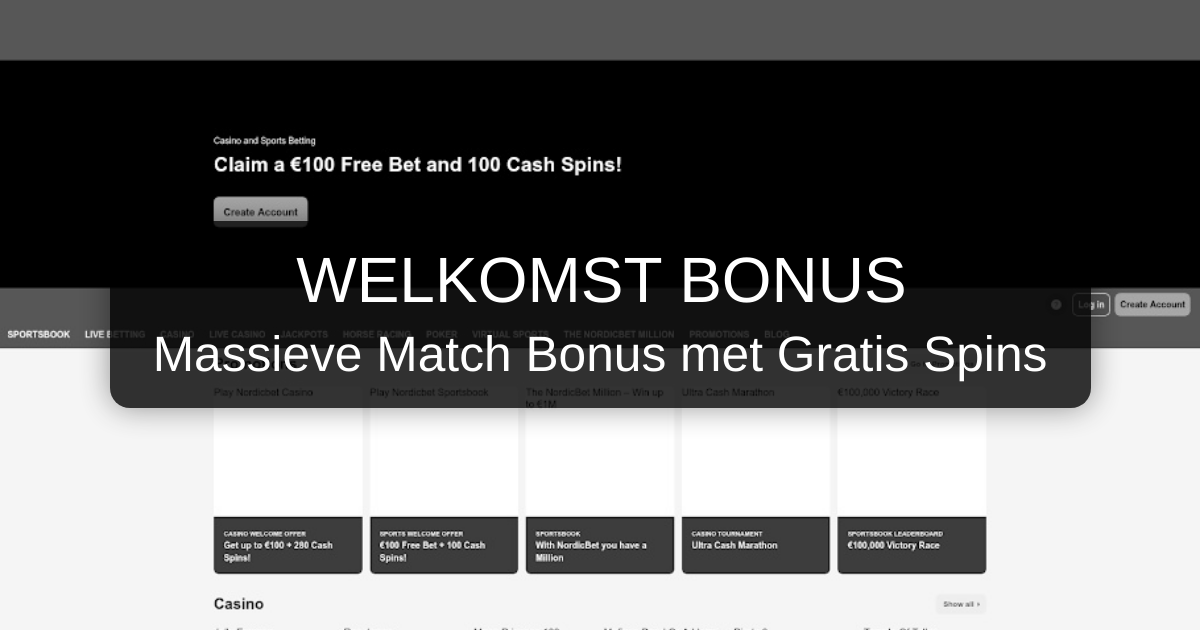 NordicBet Casino voor Nederlandse spelers